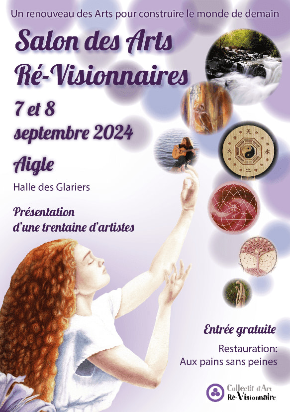Affiche Salon des Arts Ré-Visionnaires 2024